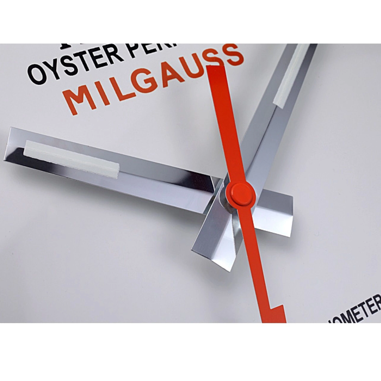 Best AAA Replica Sites Wall Clock Rolex Milgauss 621910 Silver 0714